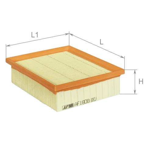 Елемент повітряного фільтра Alpha Filter AF1808 ціна, від 3.41 USD