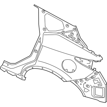Бічна частина задні праві Nissan/Infiniti G81129UEAA ціна, від 101.33 USD