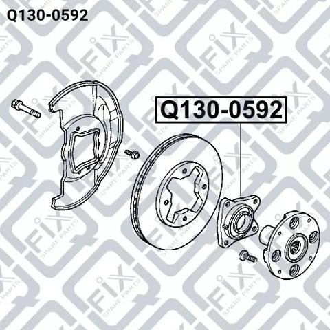 Підшипник маточини Q-fix Q1300592