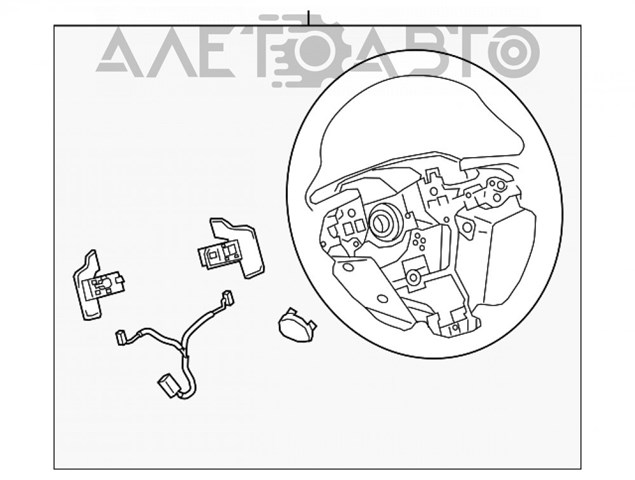 Рульове колесо Toyota 4510006Q60C0 ціна, від 107.69 USD