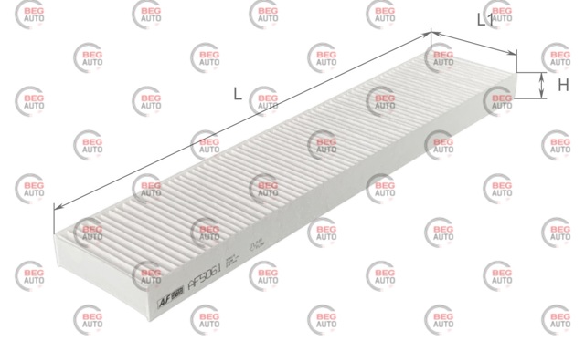 Фільтр повітряний обігрівача Alpha Filter AF5061 ціна, від 3.86 USD