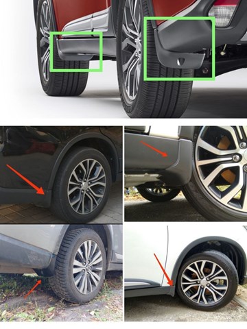Купити Бризговики передні Mitsubishi Outlander III GF, GG