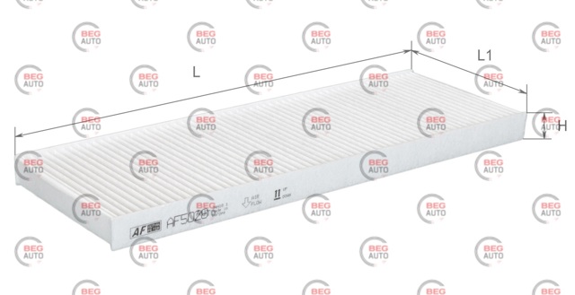 Купити AF5028 Alpha Filter Фільтр салону вугільний