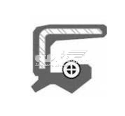 Сальник коленвала двигуна, передній Timken 320348 ціна, від 3.35 USD