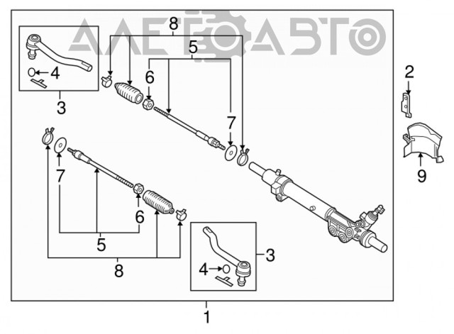 Купити CEN147L CTR Рульовий наконечник