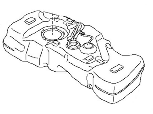 Б/бак Nissan/Infiniti 172024AF0A ціна, від 50.67 USD