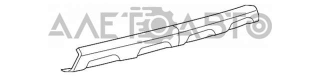 Накладка бампера заднього, центральна FPS FP2407918 ціна, від 30.14 USD