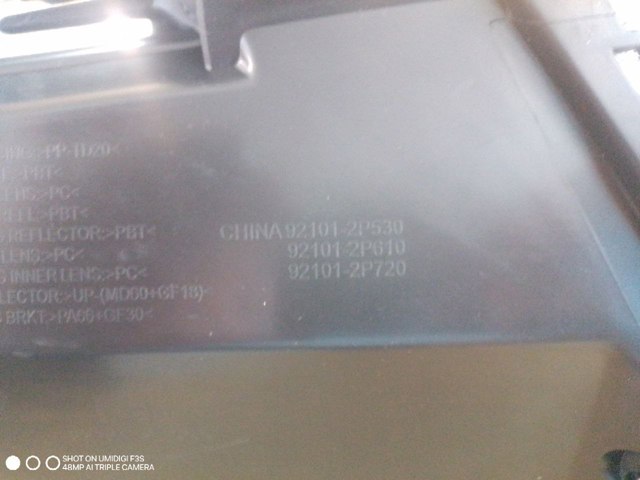 921012P610 Hyundai/Kia Фара дальнього світла в зборі