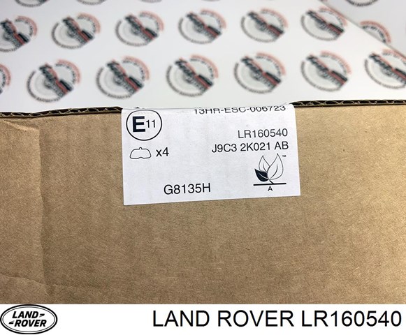 LR160540 Land Rover Передні гальмівні колодки