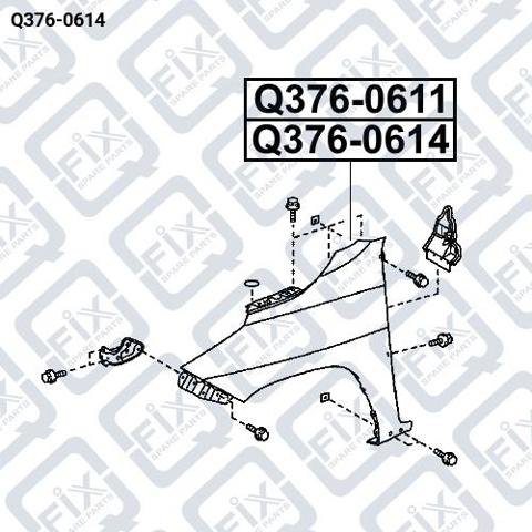 Купити FP7087311 FPS Крило переднє ліве