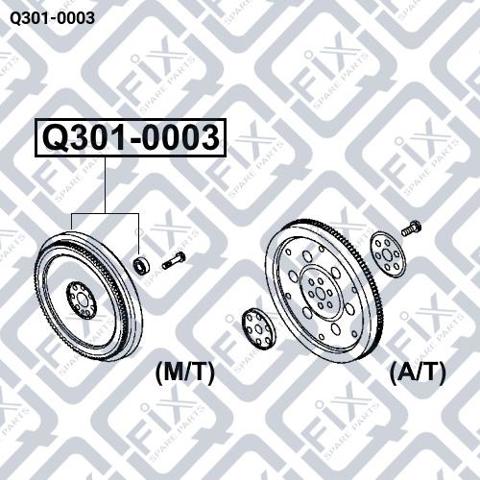 Маховик Q3010003 Q-fix