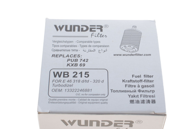 Фільтр паливний Wunder WB215