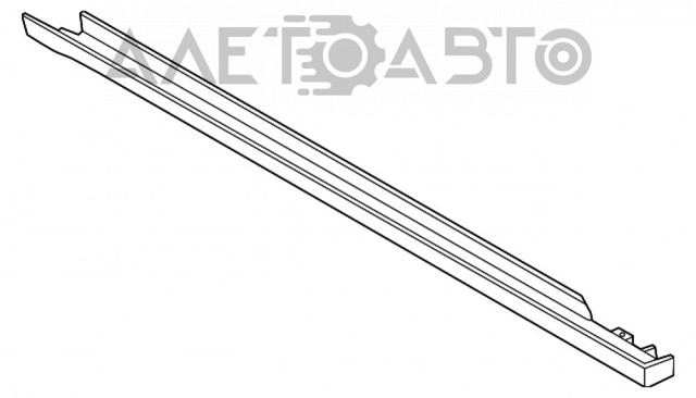 Накладка зовнішня (молдинг) порога, лівий FPS FP2820983 ціна, від 50.68 USD