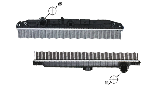 211DF955001 Perfekt Cooling Радіатор охолодження двигуна