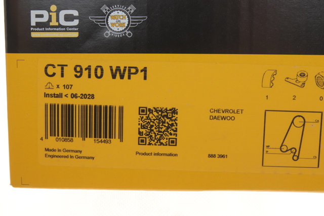 Купити CT910WP1 Continental/Siemens ГРМ ремень