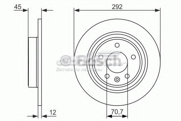 986479646 Bosch Дискові гальма