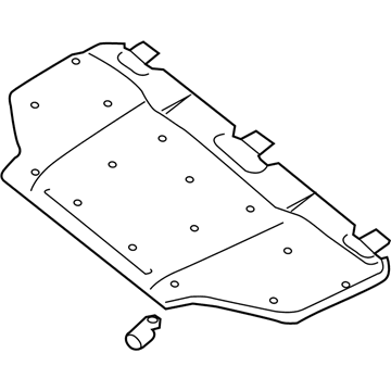 KA1Z16738B Ford Утеплювач капота