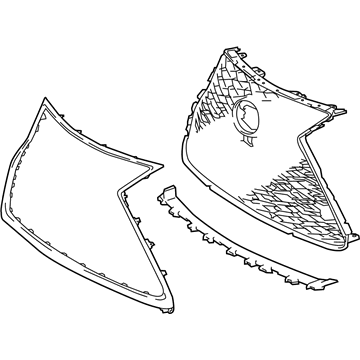 5310178170 Toyota Решітка радіатора