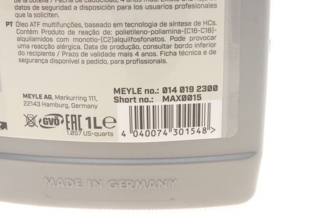 Масло варіатора Meyle 140192300 ціна, від 13.89 USD
