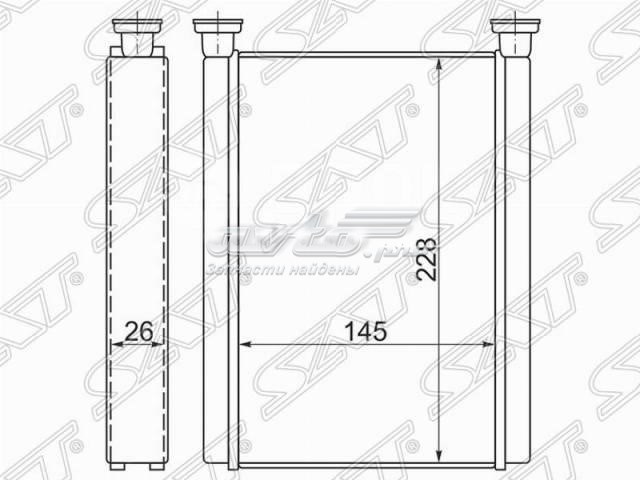 Радіатор пічки (обігрівача) STTY383950 SAT