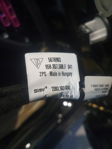  95B857508F Porsche
