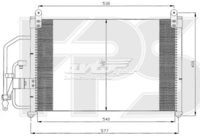 Конденсатор кондиціонера FPS FP22K308 ціна, від 66.38 USD