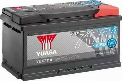 YBX7110 Yuasa акумуляторна батарея, акб