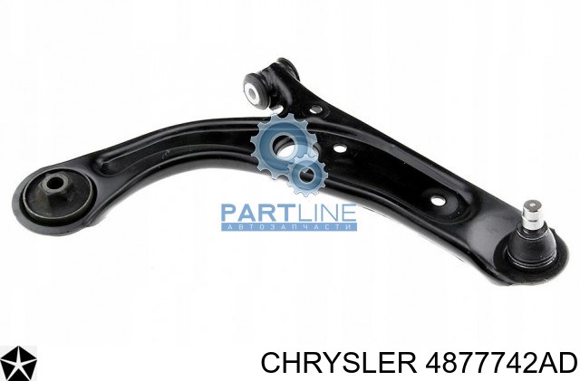 4877742AD Chrysler Важіль передньої підвіски нижній, правий
