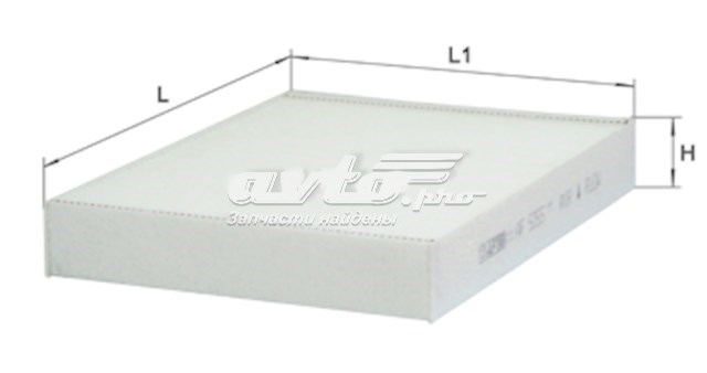 AF5055 Alpha Filter Внутрішньосалонний фільтр