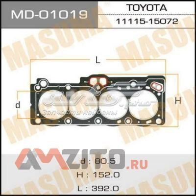 Прокладка ГБЦ MD01019 Masuma