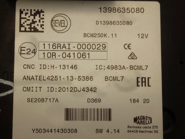  1398635080 Peugeot/Citroen