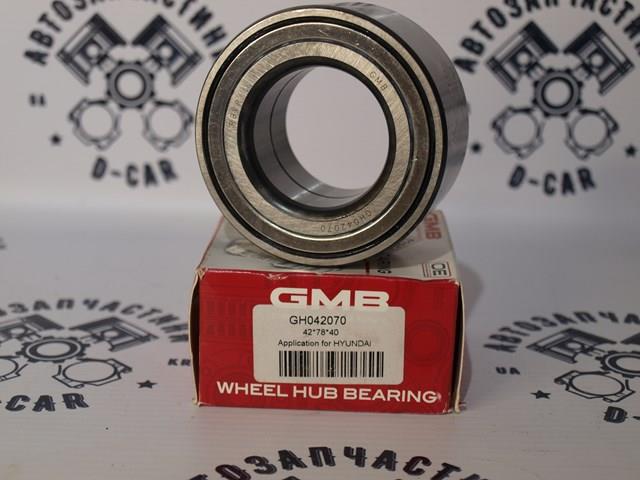 Комплект підшипник маточини передньої GMB GH042070 ціна, від 20.17 USD
