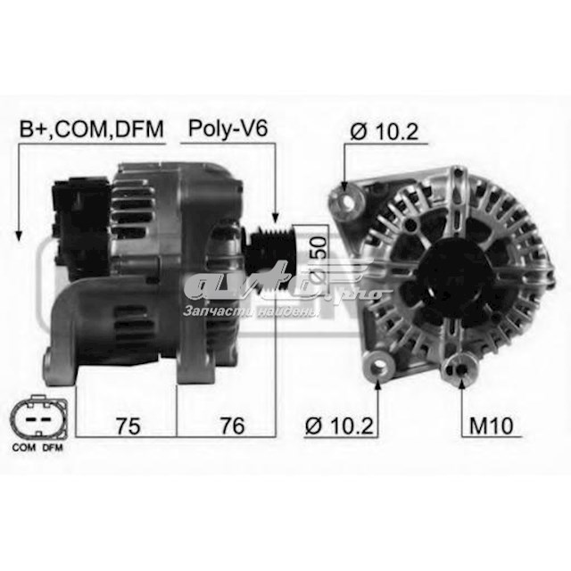 Стартер M0T81381 Remanufactured