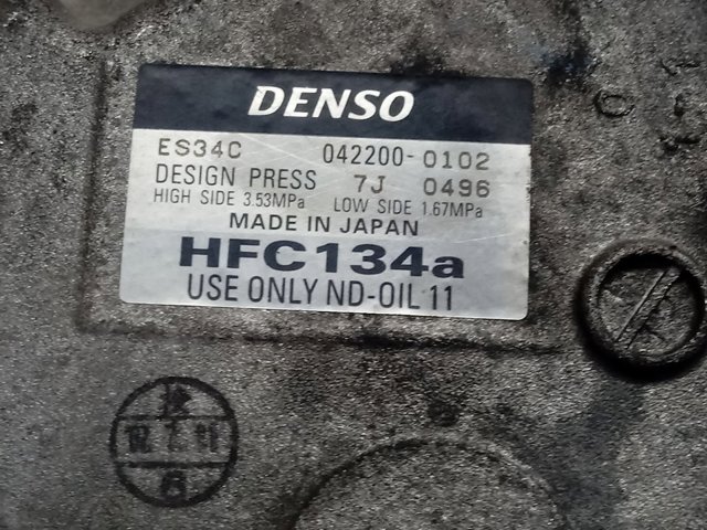 0422000102 Toyota Компресор холодоагенту