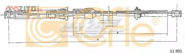 Трос газу Adriauto 130335 ціна, від 9.43 USD