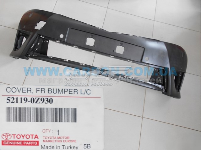 Купити 521190Z930 Toyota Буфер (бампер) передній