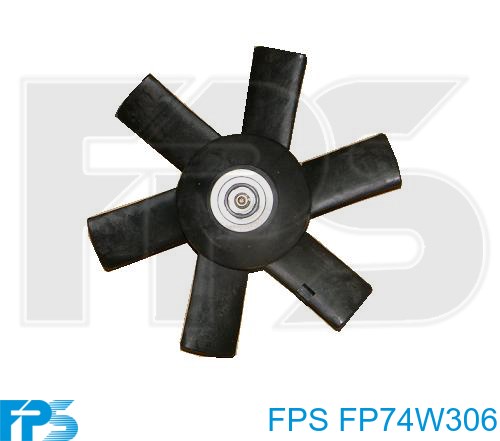 FP74W306 FPS Дифузор радіатора охолодження, в зборі з мотором і крильчаткою