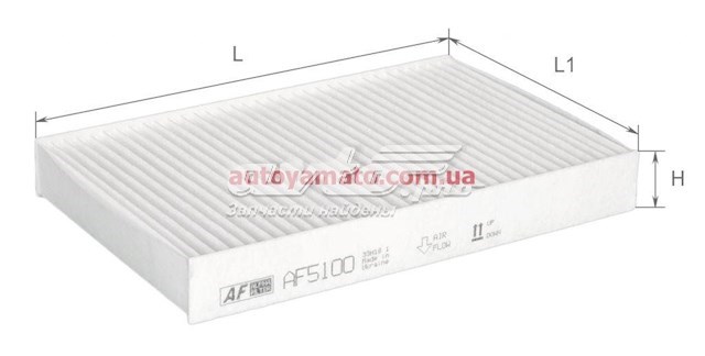 AF5100 Alpha Filter Внутрішньосалонний фільтр