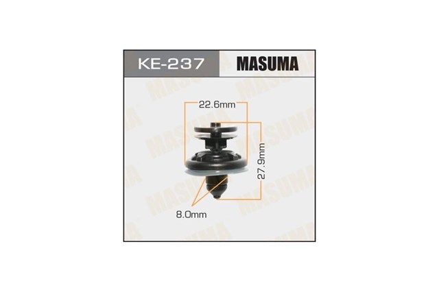 Пістон (кліп) кріплення обшивки дверей KE237 Masuma