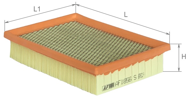Елемент повітряного фільтра Alpha Filter AF1856S ціна, від 4.11 USD