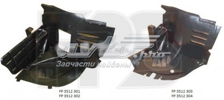 Купити FP3512304 FPS Підкрилок переднього крила, правий передній