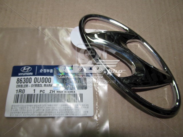 Фірмовий значок на кришку багажника Hyundai SOLARIS I