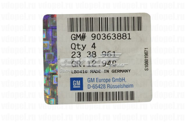 Купити 90363881 General Motors Пістон (кліп) кріплення обшивки дверей