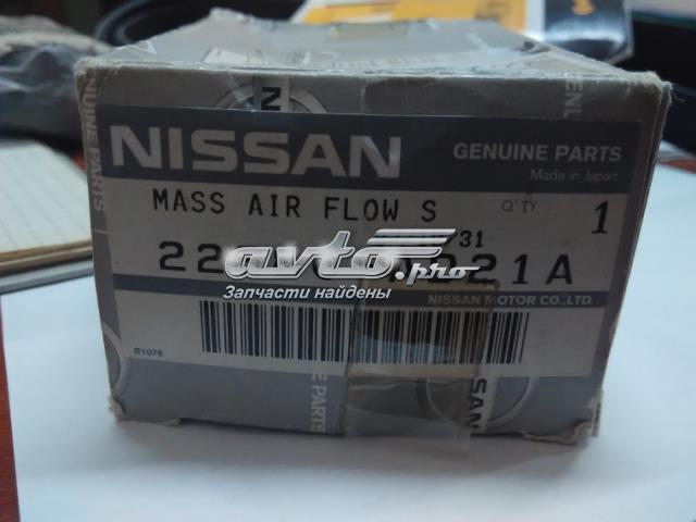 22680AD21A Nissan датчик потоку (витрати повітря, витратомір MAF - (Mass Airflow))