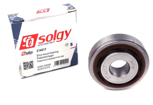 Підшипник опорний амортизатора, переднього 214017 Solgy