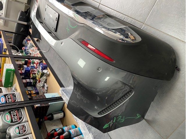 A2948855700 Mercedes Бампер задній, нижня частина