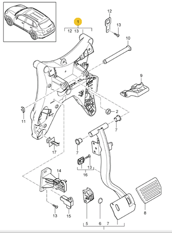  95842306500 Porsche