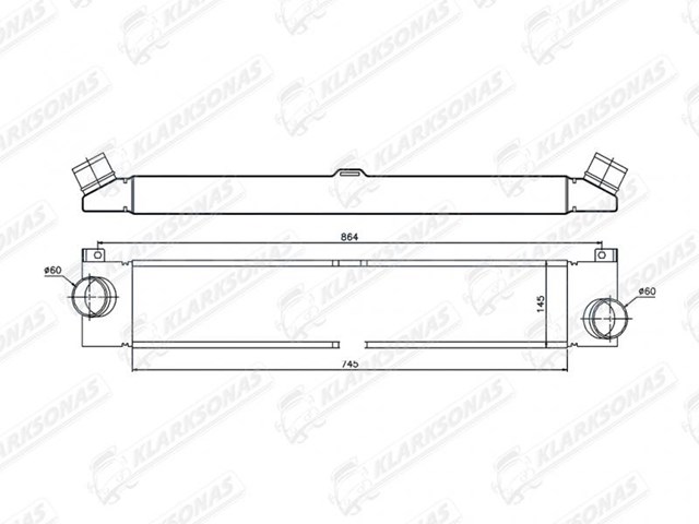 Інтеркулер 0384K1 Fiat/Alfa/Lancia