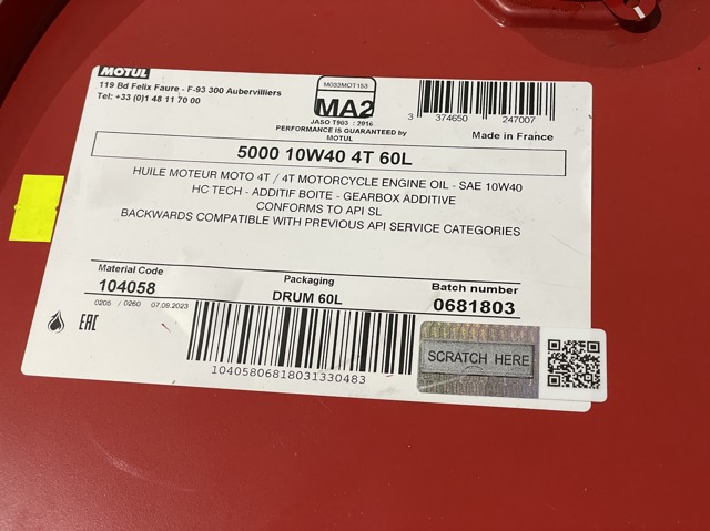 Купити 836961 Motul Масло