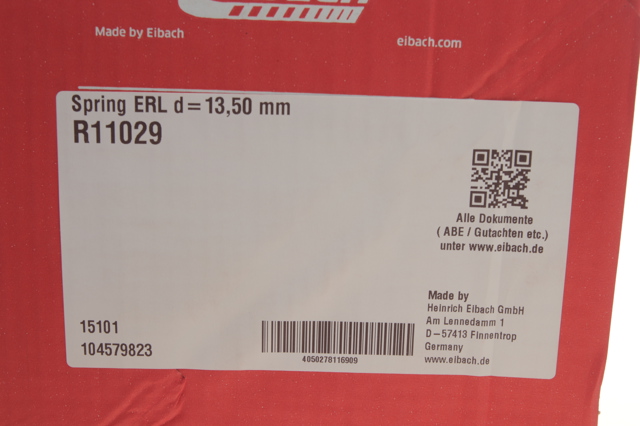 R11029 Eibach Пружина підвіски задня